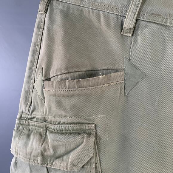 DEPARTMENT FIVE Size 34 Olive Cotton Cargo Jeans - Picture 3 of 8